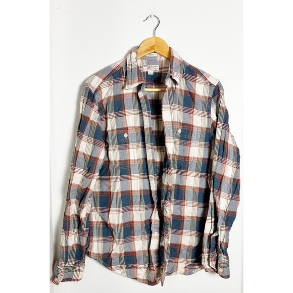 J. Crew Other - J. Crew Men's Wallace & Barnes Midweight Flannel Shirt Size M J6096